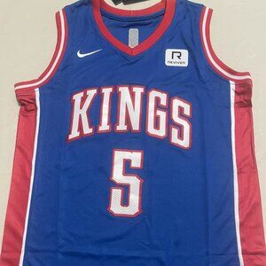 De'Aaron Fox Sacramento Kings #5 Men's Jersey